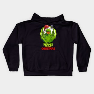 KERMIT THE FROG CHRISTMAS Kids Hoodie